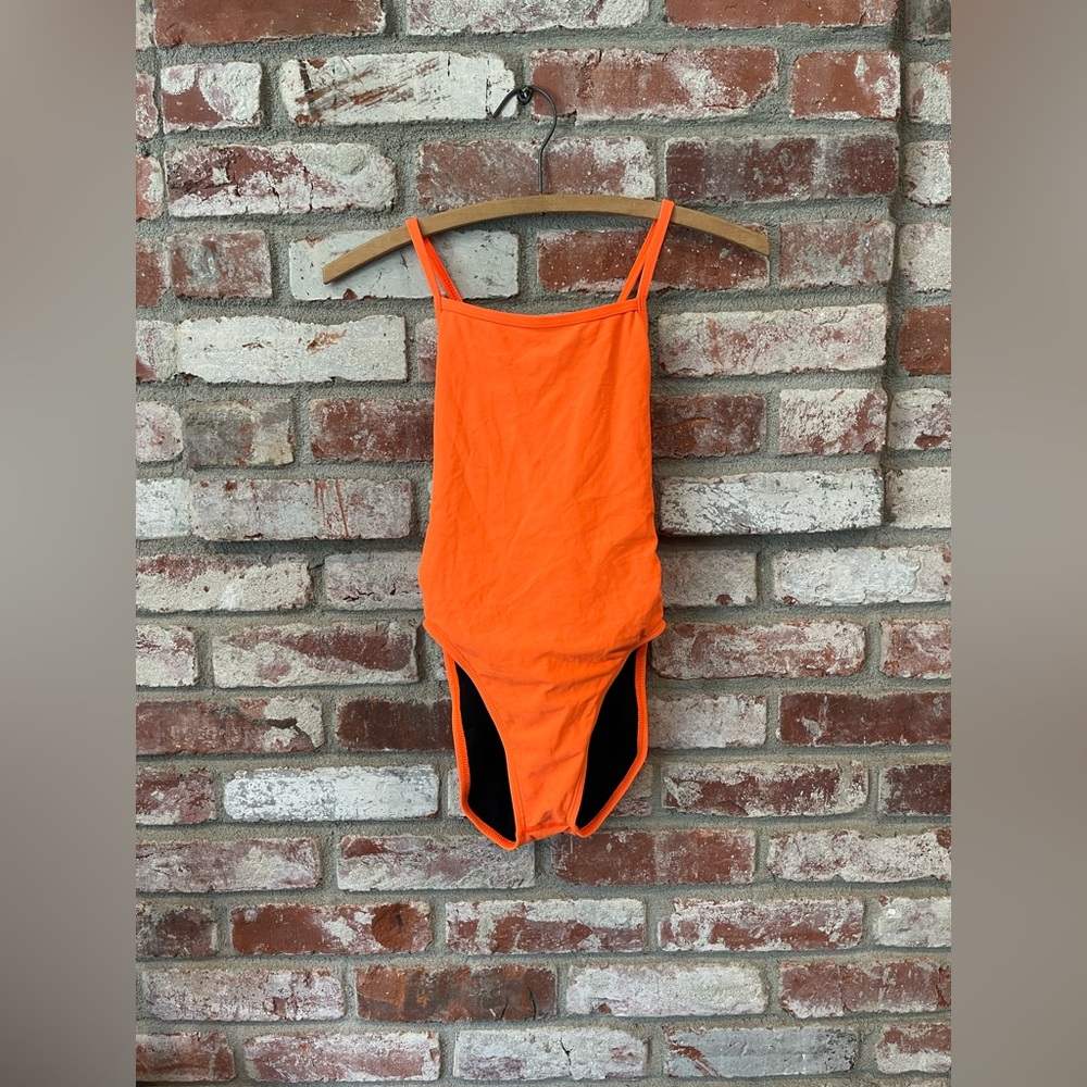 JOLYN Jackson 2 Swimsuit 
Neon orange tie-back practice suit